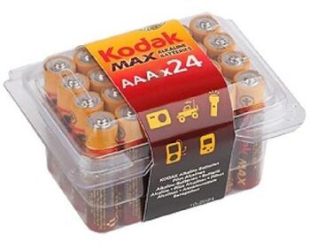Элемент питания LR3 Kodak Max (24 в пласт. боксе,480)